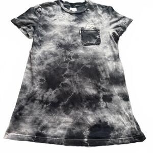 RIPNDIP Small Nermal Pocket Tee Shirt Black Gray Tie Dye Ripndip